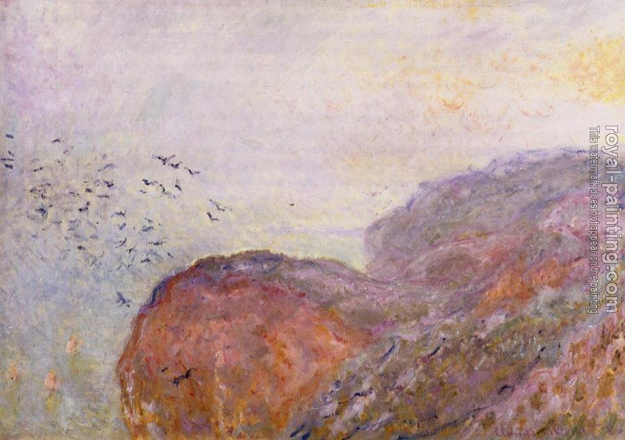 Claude Oscar Monet : A Cliff near Dieppe